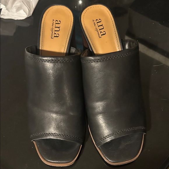 a.n.a Black Women's Mules - Picture 2 of 6